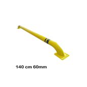 İlgi Trafik LT-007 A-2MM Otopark Bölme Bariyeri Lastik Sonlandırma Otopark Araç Stoperi Demiri 140Cm Ø60Mm 2Mm