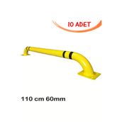 İlgi Trafik OAS-13-10ADET-2.5MM Otopark Bariyer Sistemleri Araç Park Bariyeri Otopark Ayırıcı Stoperi 110Cm Ø60Mm 2.5Mm (10 Adet)