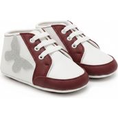 Ilk Adım Ayakkabısı, Kelebekli, Bordo, 18 Numara, Unisex - Çok Renkli