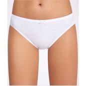 İlke İç Giyim Fiyonklu Beyaz Bikini 3 Adet Kadın Külot