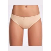 İlke İç Giyim Fiyonklu Ten Bikini 10 Adet Kadın Külot