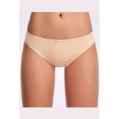 İlke İç Giyim Fiyonklu Ten Bikini 3 Adet Kadın Külot