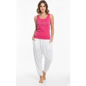 İlkyaz Fashion Ieg™ Bayan Yazlık Poly Şalvarlı Pijama 21519 - Yeşil