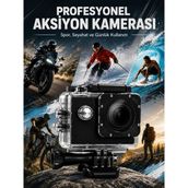 İlkyaz Fashion Yüksek Görüntü Kalitesi Sunan 1080P Full Hd Aksiyon Kamerası