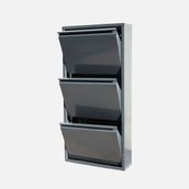 İmak Metal Kapaklı 3 Katlı Ayakkabılık