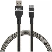 Imeng 3.1 A Ml108 Siyah USB A To Type C Örgülü Data Hızlı ve Şarj Kablosu