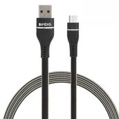 Imeng 3.1a Ml108 Siyah Usb A To Micro Örgülü Data ve Hızlı Şarj Kablosu
