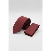 İmza Bordo Kuş Gözü Desen 6 Cm Kravat 1090260100
