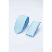 İmza Mavi Kuş Gözü Desen 6 Cm Kravat 1090260100 - Standart