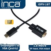Inca Idpv-18t 1,8m Dısplay Port=--vga Kablo