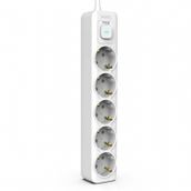 Inca IPW-44GB 5 Port Akım Korumalı 1.5 m Beyaz LED Tuşlu Priz