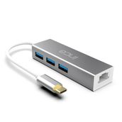Inca ITPC-3T Type-C Girişli 4 Port USB 3.0 Ethernet RJ45 Çoklayıcı Hub