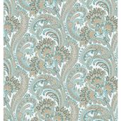 Indigo 4711-1 Damask Desenli Duvar Kağıdı