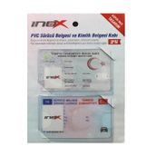 İnox Pvc 2'li Kimlik ve Sürücü Belgesi Kabı