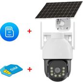 Inox X12 4mp Starlight Gece Görüşlü Aov Solar Kamera (6 Gün Batarya Süresi) - Beyaz