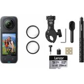 Insta360 INSTA360 X4 Moto Kit 256 GB 5K Çözünürlük ve 360 Derece Lens Açısı ile Aksiyon Kamerası