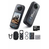 Insta360 X4 1TB Hafıza Kartlı BMW Motorrad Edition 8K 360 Aksiyon Kamerası Set