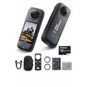 Insta360 X4 512gb Hafıza Kartlı BMW Motorrad Edition 8K 360 Aksiyon Kamera Set