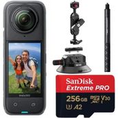 INSTA360 X4 Araba Kiti 2 360 Derece Görüntü Kalitesi ile Eşsiz Aksiyon Kamerası Deneyimi
