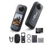 Insta360 X4 BMW Motorrad Edition 8K 256 GB Hafıza Kartlı 360 Aksiyon Kamerası Set