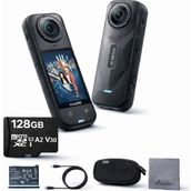 INSTA360 X5 360 Derece Aksiyon Kamerası 8K Çözünürlük ve 128GB MicroSD ile Shoot Ready Set