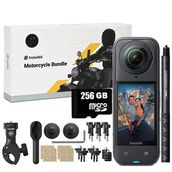 Insta360 X5 Aksiyon Kamera Motosiklet Kit - 256 GB