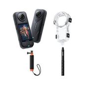 Insta360 X5 Aksiyon Kamerası Dalış Paketi 4K Su Geçirmez Siyah Renk Özellikleriyle