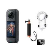 Insta360 X5 Aksiyon Kamerası Dalış Paketi Siyah Su Geçirmez 15 m 4K Çözünürlük ile Gelişmiş Özellikler