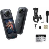 INSTA360 X5 Aksiyon Kamerası - Motosiklet Kiti 1 Tb (Heavy)