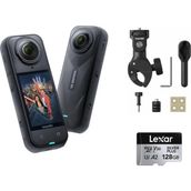 INSTA360 X5 Aksiyon Kamerası - Motosiklet Kiti (128 Gb) - renk