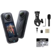 Insta360 X5 Aksiyon Kamerası - Motosiklet Kiti (128 GB)
