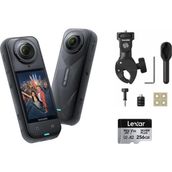 INSTA360 X5 Aksiyon Kamerası - Motosiklet Kiti 256 GB (Heavy)
