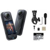 Insta360 X5 Aksiyon Kamerası - Motosiklet Kiti (512 GB)