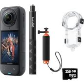 Insta360 X5 Sualtı Aksiyon Kamerası Full Kit Ultra Geniş Açılı 72 Megapiksel Fotoğraf Kalitesi