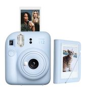 Instax Mini 12 Mavi 28'li Mini Albüm ve Fotoğraf Makinesi Seti