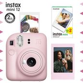 Instax Mini 12 Pembe Çerçeve 20'li Mini Film ve Fotoğraf Makinesi Seti