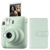 Instax Mini 12 Yeşil 96'lı Laporta Albüm ve Fotoğraf Makinesi Seti