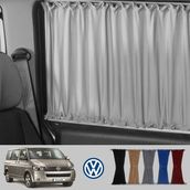 İntero Volkswagen Transporter T5 Camlı Van Raylı Perde Seti Siyah