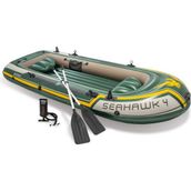 Intex Seahawk 4 Bot Set (Kürek ve Pompa) 351X145X48 cm - Yeşil - Seahawk4