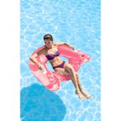 Intex Tutmalı Bardaklı Koltuk Simit - Bardaklı Şişme Koltuk - Deniz Koltuğu - Şişme Koltuk Simit - Bardaklı Lounge - Havuz Koltuğu - Şişme Şezlong Simit 147x99 cm.