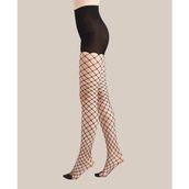 Intive Lingerie Nbb 70 Den Orta File Ağlı Box Body Burunlu Külotlu ÇORAP-9362 - Siyah