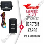 Inwells 3936 Merkezi Kilit için Açma Kapama Kumanda Seti