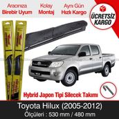 Inwells Hybrid Toyota Hilux 2005-2012 Hibrit Ön Silecek Takımı