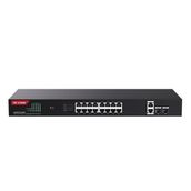 IP-COM G1120P-16-250W 16 Port Gigabit 2 Uplink 2-SFP 230 W Tam POE Rack Monut Switch