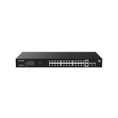 IP-COM G2228P-24-410W 24 Port Gigabit + 2XRJ45/SFP Uplink 370 W Poe Cloud Yönetilebilir Rackmount Switch