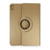 iPad 2022 10.9 10.Nesil 360 Deri - Gold Tablet Kılıfı