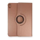 iPad 2022 10.9 10.Nesil 360 Deri - Rose Gold Tablet Kılıfı