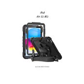 İpad Air 13 M3 Çip 2025 Uyumlu Askılı Defender 360° Dönebilir Standlı Zırh Tablet Kılıfı