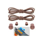 ipekbazaar Kahve Akıllı Bağcık, Pratik Lastikli Ayakkabı Bağcığı, Spor, Çocuk, Klasik Ve Bot Bağcığı, 1 Çift