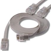IRENIS CAT6 Gri 2 mt Yassı Ethernet Kablosu